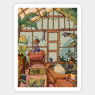 In the Greenhouse Sticker